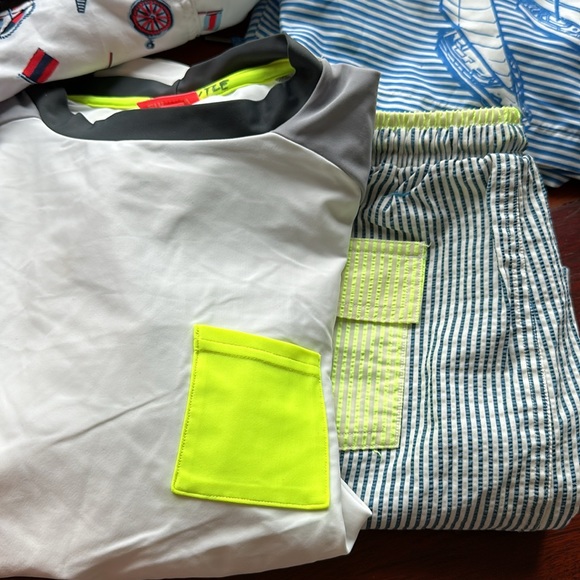 BUNDLE swim sets SUNUVA BOYS LUXURY SWIM SHORTS / BATHING SUIT / rashguards - Picture 2 of 4